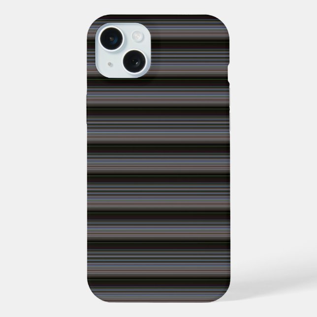 Süße retro moderne Streifen iPhone 15 Plus Hülle (Rückseite)