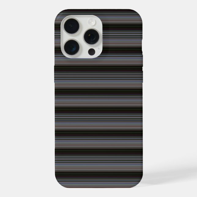 Süße retro moderne Streifen iPhone 15 Pro Max Hülle (Rückseite)