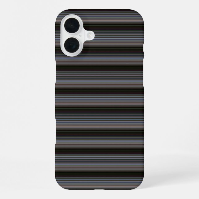 Süße retro moderne Streifen iPhone 16 Plus Hülle (Rückseite)