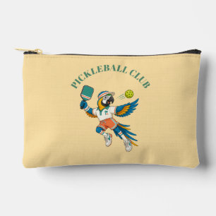 Süße Retro-Papageien-Kinder-Pickleball-Club Zubehörtasche