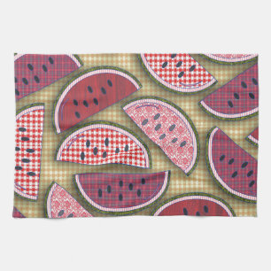 Süße Retro-Wassermelonen Handtuch