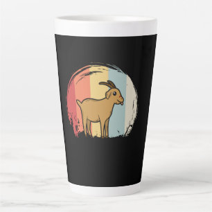 Süße Retro-Ziege Milchtasse