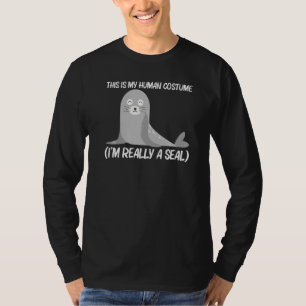 Süße Robbe Für Männer Frauen Seelöwe Zoo Tier T-Shirt