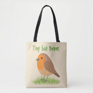 Süße Robin-Vogel-Tragetasche Tasche