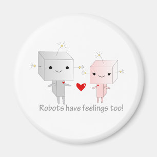 Süße Roboter Magnet