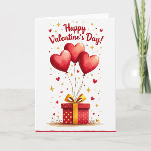 Süße Romance-Hearts-Karte Karte
