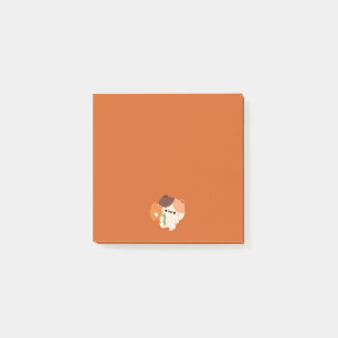 Süße romantische Tortie-Katze Post-it Klebezettel