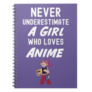 Süße rosa Anime-Fan-Geschenke für Mädchen und Kind Notizblock