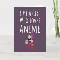 Süße rosa Anime-Karten für Baby-Mädchen Kids Otaku