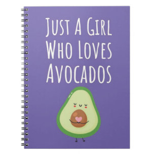 Süße rosa Avocado-Geschenke für Baby-Mädchen Obst  Notizblock