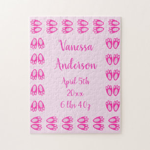 Süße rosa Baby-Mädchen-Hasenfüße Ostern individuel