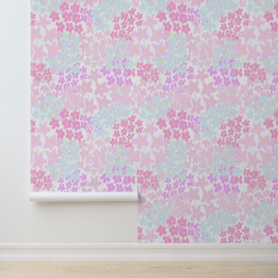 Süße rosa Babyzimmer Schäl-und-Klebe-Tapete Tapete