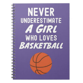 Süße rosa Basketball-Geschenke für Baby-Mädchen Ki Notizblock
