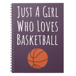 Süße rosa Basketball-Geschenke für Baby-Mädchen un Notizblock