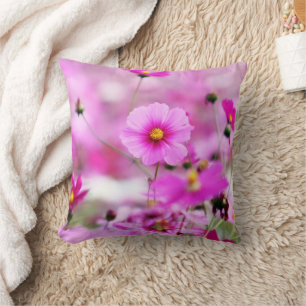 Süße rosa Blumen-Wurfkissen Kissen
