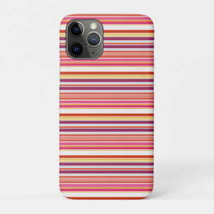 Süße rosa braune Streifen Case-Mate iPhone Hülle