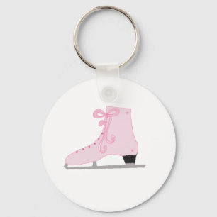 Süße rosa Eislaufschuhe Schlüsselanhänger