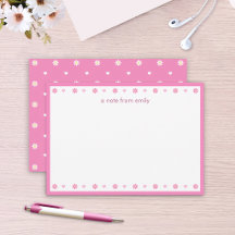 Süße rosa Gänseblümchen & Herzen Personalisierte N
