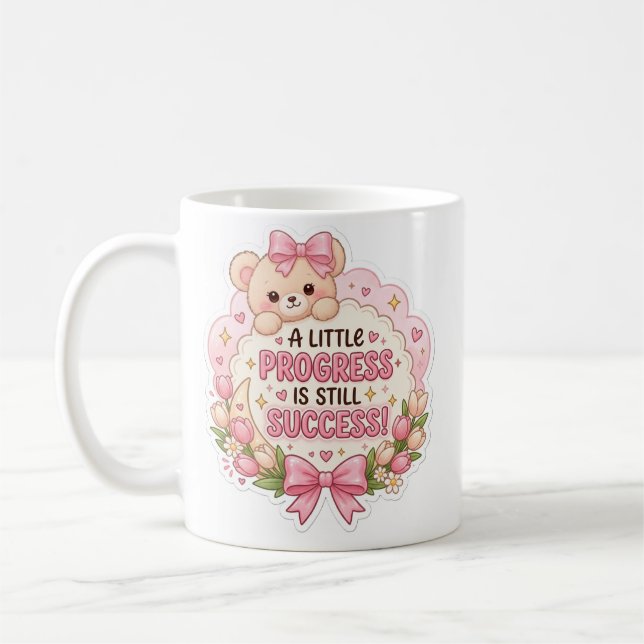 Süße rosa kawaii Tasse (Links)
