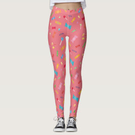 Süße rosa Leggings