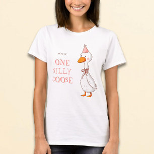 Süße rosa Mutter von einem albernen Gänse-Geburtst T-Shirt