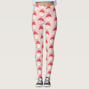 Süße rosa Rambutan-Cartoon-Illustration Leggings