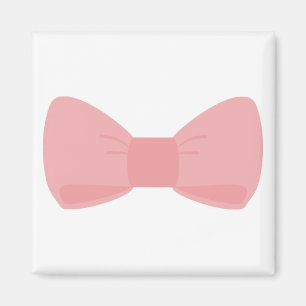 Süße rosa Schleife Magnet