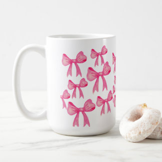 Süße rosa Schleife Tasse | Coquette ästhetische Mä