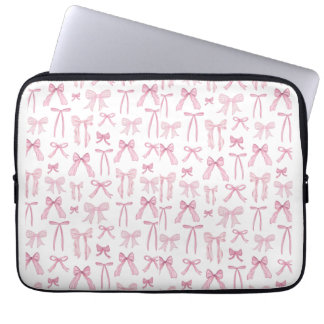 Süße rosa Schleifen Ästhetik Laptop Hülle Laptopschutzhülle