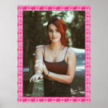 Süße rosa Schleifen individuelles Foto