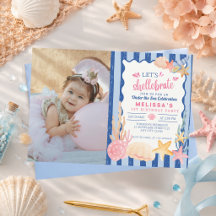 Süße rosa Shellebrate-Meeresschnecke-Under-The-Sea