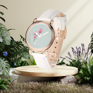 Süße Rose Florale personalisierte eWatch Uhr