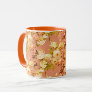 Süße Rosen auf Rot Tasse