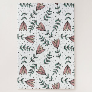 Süße Rosen-Blumen-Puzzles