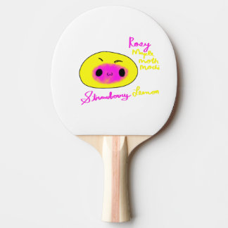 Süße Rosy Maple Moth Mochi Lustiges Tier Mochi Tischtennis Schläger