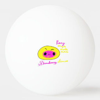 Süße Rosy Maple Moth Mochi Lustiges Tier Mochi Tischtennisball