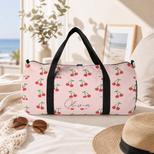 Süße rote Kirschen  Duffle Bag