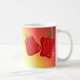Süße rote Paprika Kaffeetasse