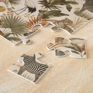 Süße Safari-Tiere Kinderpuzzle