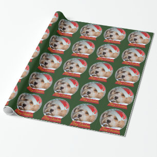 Süße Sammlung tibetanischen Terriers Sankt Geschenkpapier