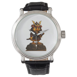 Süße Samurai-Enten-Uhr Armbanduhr
