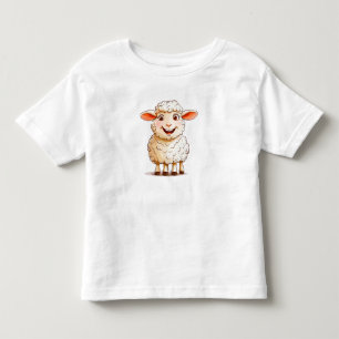 🐑 Süße Schaf-Farm-Tier-Kinder-Outfit ✨ Kleinkind T-shirt