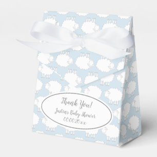 Süße Schaf-Muster-Geschenkboxen für die Babyparty Geschenkschachtel