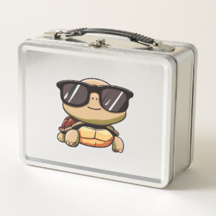 Süße Schildkröte Halloween 2023 Sonnenbrille Kostü Metall Brotdose