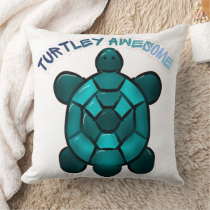 Süße Schildkröte Pun Lustiges Tiergeschenk Kissen