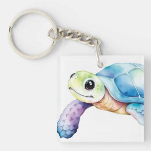 Süße Schildkröte Schlüsselanhänger