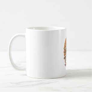 Süße Schildkröten-Mannschaft Regenbogen-Blumen-Vek Kaffeetasse