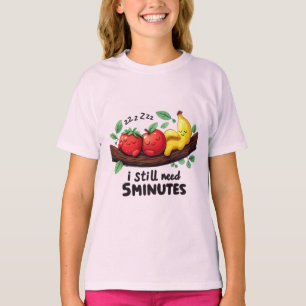 Süße schlafende Früchte-Freunde Mädchen-T-Shirt T-Shirt