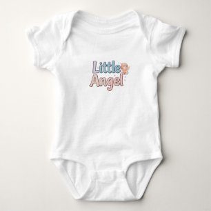 Süße schlafende kleine Engelsgeschenke, die ein He Baby Strampler