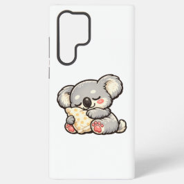Süße schlafende Koala mit Kissen Samsung Galaxy Hülle